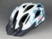 Simple Ladies Sports Bike Helmet White ITW Buckle Adjustable Head Lock
