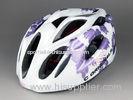 Light Purple Adult Bicycle Helmets Women Washable With Adjustable Strap
