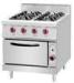 CE Gas Range Chinese Cooking Equipment With 4 - Burner & Oven