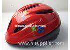 Professional Red Kids Bicycle Helmets Flowers For Head Protect CE EN1078