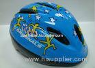 Round Specialized Kids Bicycle Helmets Blue Cartoon Graphics 190G CE / SGS