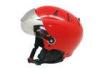 Professional Red Ski Helmets For Kids / Custom Snowboard Helmets Visor