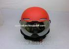 Safety Protec Classic Snow Helmet Red Multifunctional Outdoor Sports CE / SGS
