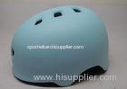 Light Blue adult BMX Helmets for street bikes customized divider