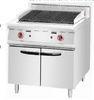 Gas or Electronic Lava rock grill with cabinets table top gas fryer