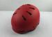 Skating Sport Red BMX Helmets Youth With Soft Strap ITW Patented Buckle