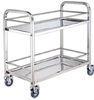 Stainless steel Food Service Cart for food and kitchen tools delivery