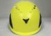Yellow Safety Helmets Construction / Industrial Safety Helmet For Adults