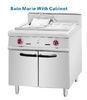 304# S S Bain Marie countertop gas deep fryer with cabinets