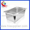 GN Pan Stainless Steel Food Container / Spice Box Set For School