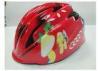 Cusom Red Kids Bicycle Helmets Safety Soft Padding Printed Mushroom