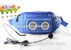 Sky Blue Waist Belt Bag letter pattern 800 Mah Lithium Battery radio BM-30