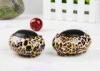 V4.0 Portable mini bluetooth speakers leopard and plastic shell T-06