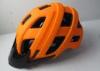 Orange Adult Safety MTB Enduro Helmet Visor Lightweight 12 Vent Holes