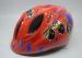 Outdoor Sports Kid LED Light Helmet Red Fashionable Comfortable Nylon Strap