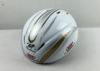 Strong Children Speed Ice Skating Helmet White Stripe Light Weight Two Sizes