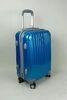 Blue Medium Hard Shell Suitcase 4 Wheel Side Handle Aluminum Alloy Trolley