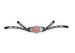 Black Bicycle Specialized Helmet Parts Adjustment With Four Fixation Legs