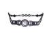 Silver replacement motorbike Helmet Parts LED Light Full Ring Cover