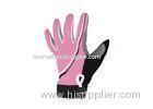 Cotton Pink Protective Hand Gear / Lady Safety Skateboard Protective Gear