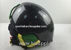 Teenagers Winter Sports Snow Helmet Black Outdoor 550 Grams Two Sizes