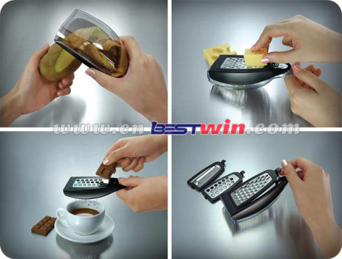 As seen on TV Durable Rustiness Mouse Grater Kitchen Vegetable Peeler Grater 3 in 1