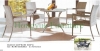 Patio dining table chair in rattan materials outdoor table chair