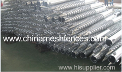 Q235 ground screw anchor and ground screw pile for sale