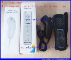 Wiiu Wii remote controller motion plus nunchunk game accessory