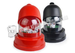 Colored Plastic Dice Cup Of Dots Casino Magic Dice See Through Dices