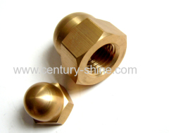 CS CNC Precision Hardware Brass Nut Parts