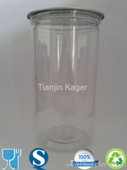 Plastic PET candy jar plastic can