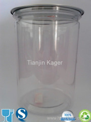 Plastic PET candy jar plastic can