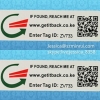 Custom Serial Number Barcode Sticker One Time Use Label Anti-counterfeit Security Tamper Proof Barcode Sticker