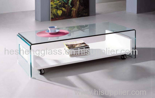 10MM clear tempered glass as sofa table top