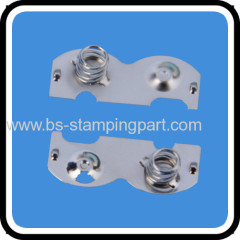 high quality metal stamping d battery contacts
