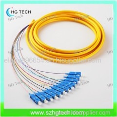 Round Type Singlemode SC Fiber Optic Pigtail