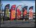 UV Proof Outdoor Flag Banners Custom Feather Flag Stand For Advertising