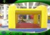 Yellow Inflatable Bounce House / Waterproof Inflatable Jumper Bouncer