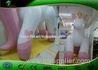 Unicorn Toy Inflatable Cartoon Characters With Pink Heart-Shaped Printing