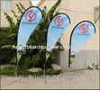 Outdoor Decorative Flags And Banners Stand Polyester Business Banners And Signs