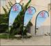 Outdoor Decorative Flags And Banners Stand Polyester Business Banners And Signs