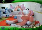 Water Proof Red Blow Up Cartoon Characters Giant Inflatable Dog Toys