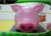Lovely Inflatable Cartoon Characters 3m Long Pink Inflatable Pig For Advertising
