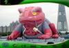 Giant Inflatable Outdoor Toys Cartoon Red Toad For Entertainment 6m Height