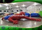 Amusement Park Red Cartoon Inflatable Spider Man / Inflatable Yard Toys