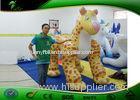 3M Cartoon Inflatable Leopard Costumes / Inflatable Advertising Products
