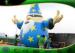 Eco - Friendly Blue Inflatable Special Shapes Balloons Strong PVC 0.18mm