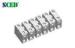 Right Angle Wire Feed Through Panel Mount Terminal Block PCB 600V 20A