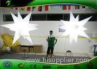 Durable LED Inflatable Yard Decorations Multi Colored Blow Up Light Star